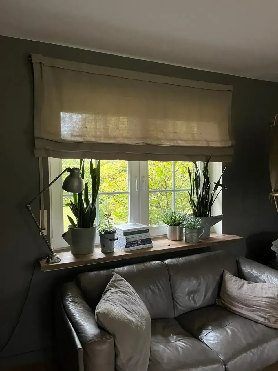 Roman Shade at Client